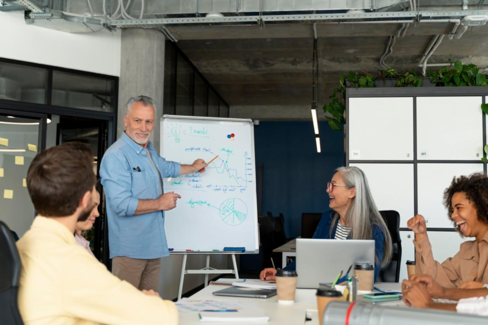 Finanzanalyse Arbeitsplatz mit Diagrammen und Berechnungen